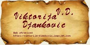 Viktorija Đanković vizit kartica